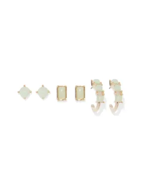 Kelsey Semi Precious Multipack Earrings