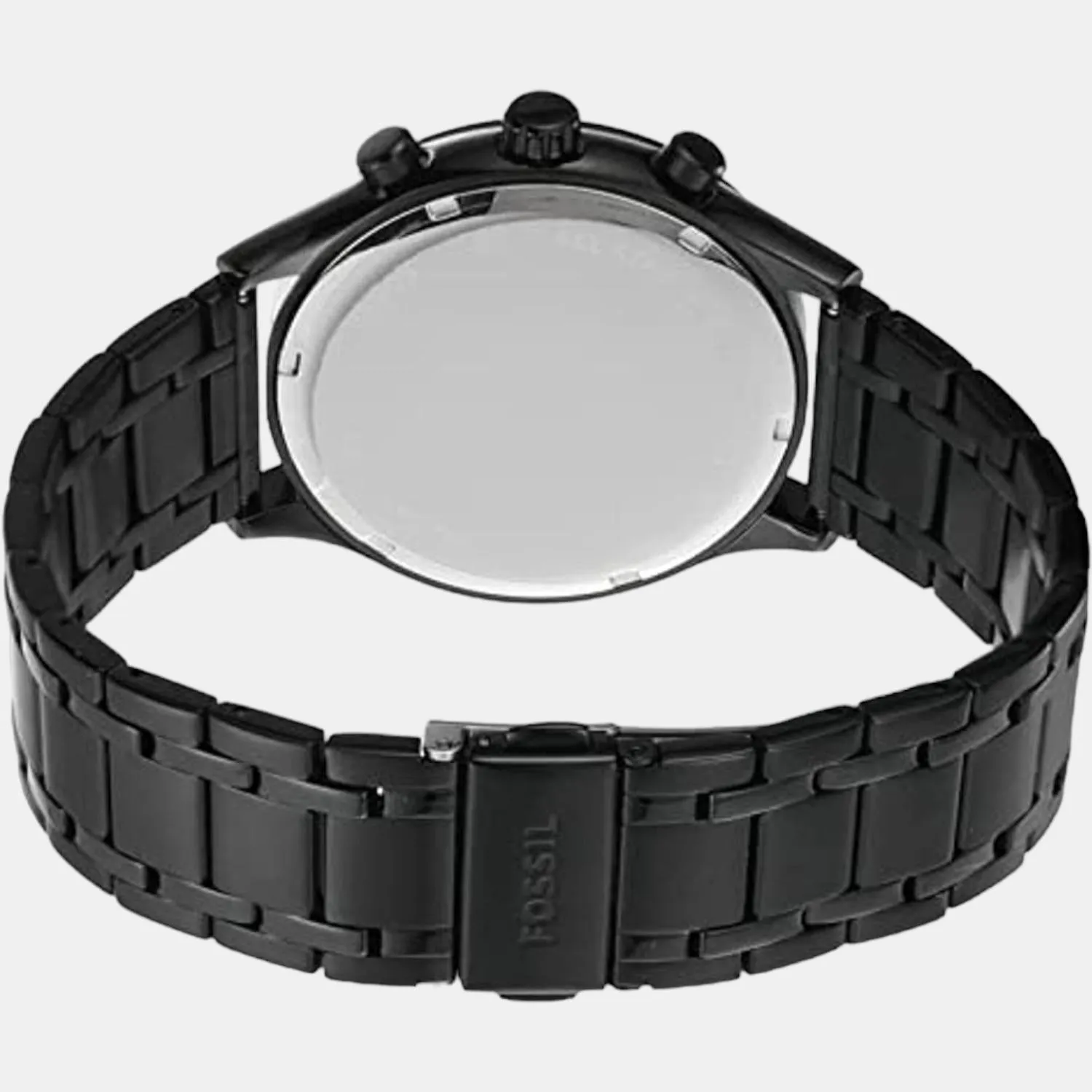 Men's Black Stainless Steel Chronograph Watch BQ2365