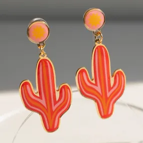 Sunshine Cactus Earrings